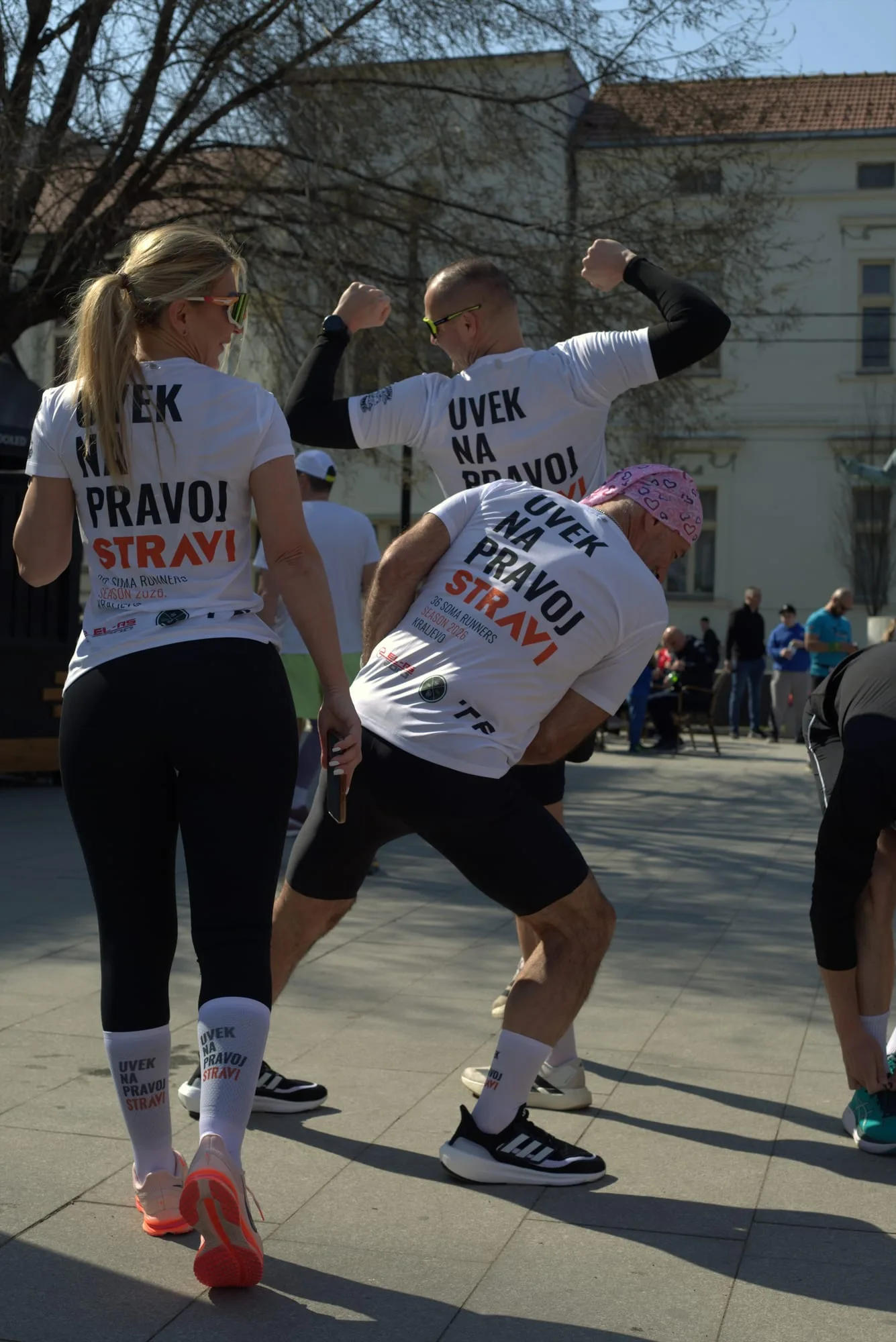 Running crew together