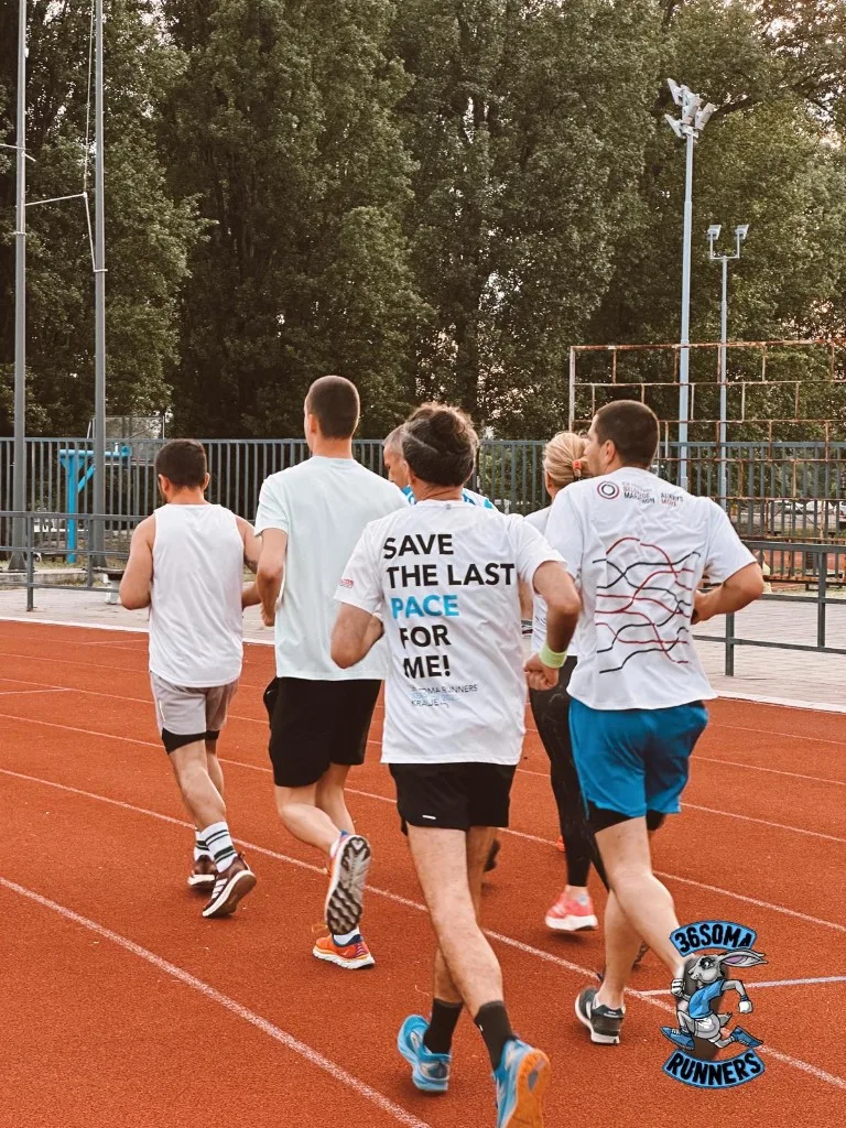 36Soma Runners on the track — summer training